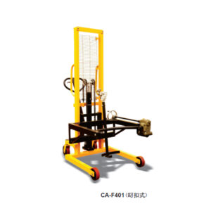 Apilador manual 1000 kg, porta tambores y girador 180°